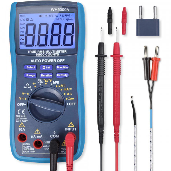 III Certified Multimeter Test Lead/Probe 1000V 10Amp With CAT 