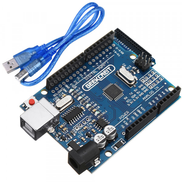 MMOBIEL UNO R3 Board ATmega328P mit A16U2 für Arduino IDE-Projekten RoHS-konform