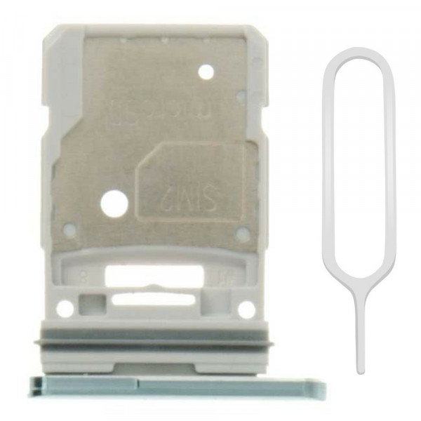 DUAL SIM Card Slot Tray Holder for Samsung Galaxy S20 FE Incl. SIM Pin - Mint