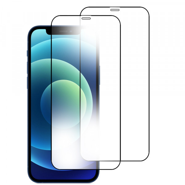 MMOBIEL 2 stuks Glazen Screenprotector geschikt voor iPhone 12 / 12 Pro - 6.1 inch 2020 - Tempered Gehard Glas - Inclusief Cleaning Set