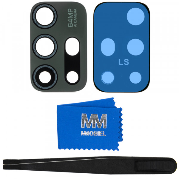 MMOBIEL Glas Lens Back Camera voor Motorola Moto G30 2021 Zwart Incl. Pincet en Doekje