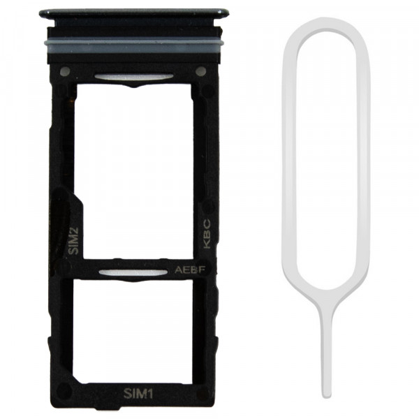 MMOBIEL Dual Sim Tray Kaart Houder Nano Slot voor Samsung Galaxy A52 5G / A52 4G / A72 / A52s / A72 5G - Zwart
