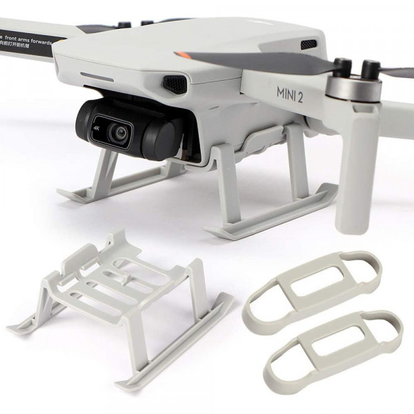 Drohnen-Propellerhalterschutz und Fahrwerk für DJI Mini 2 – Mavic Mini Grau