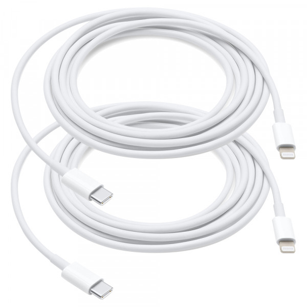 MMOBIEL 2 Stuks USB – C naar 8 Pin Lightning Kabel 1 meter - voor iPhone / iPad / MacBook / iPod