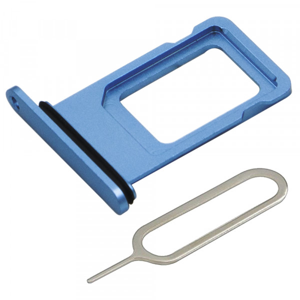 SIM Kartenhalter für iPhone 13 - 6.1 inch Inkl. Gummidichtung und Sim Pin - Blau