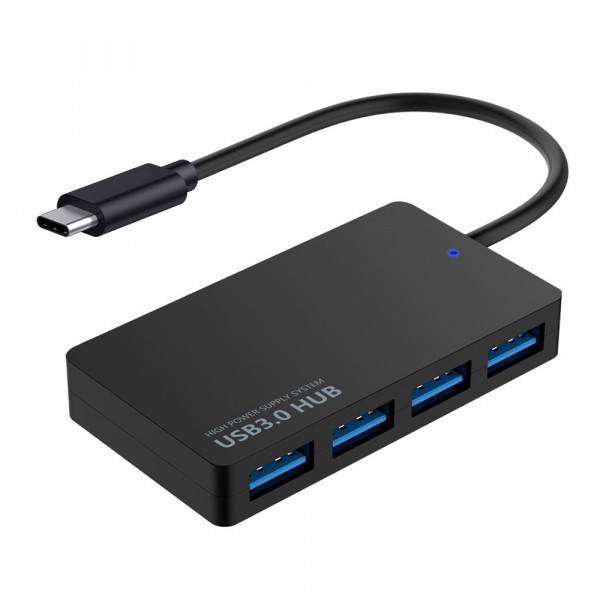 4-Port USB Type C to 3.0 Data Hub for Macbook iMac Notebook PC USB Flash Drives