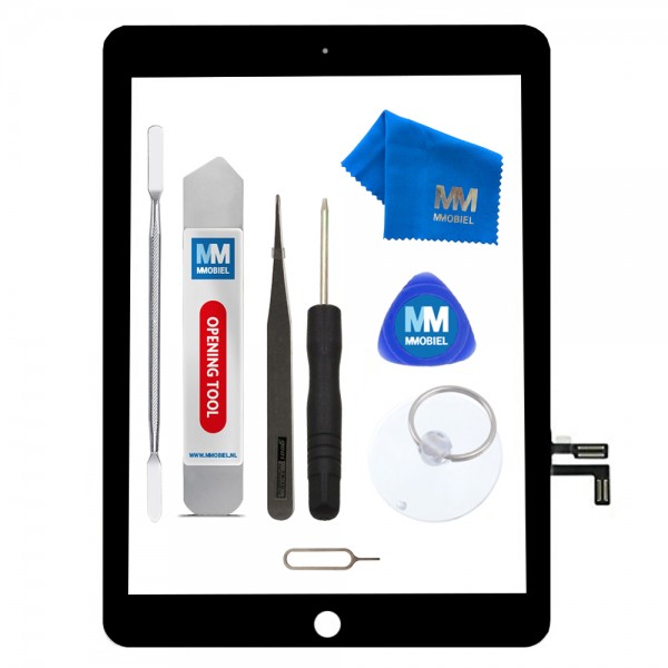 MMOBIEL Digitizer Scherm Display Glas Touchscreen voor iPad 5 2017 (ZWART) - inclusief Tools