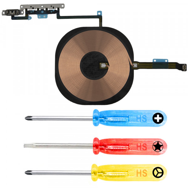 Volume Flex with Qi Flex Cable for iPhone 11 Pro Max 6.5 inch Incl Screwdrivers