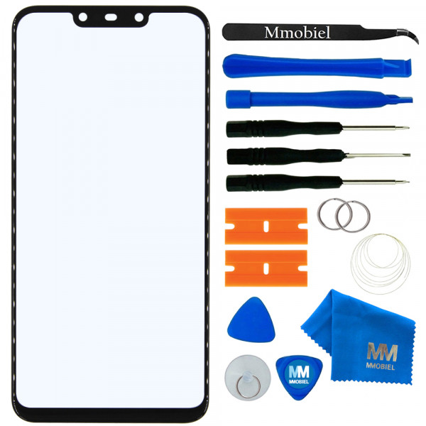 Front Glass for Huawei Mate 20 Lite 6.3 inch (Black) Display incl. Tools