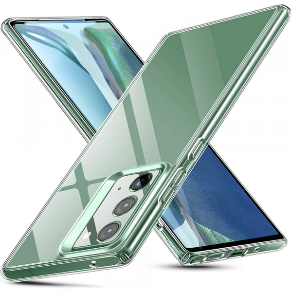 MMOBIEL Panzerglas und Silikon TPU Schutzhülle für Samsung Galaxy Note 20 N980 / Note 20 (5G) N981 6.7 inch 2020 - 2 in 1 Schutzset