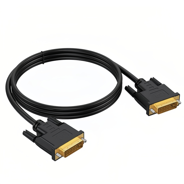 DVI to DVI Cable Adapter - Male DVI-D to Male DVI-D (Dual Link) Cable - 2m