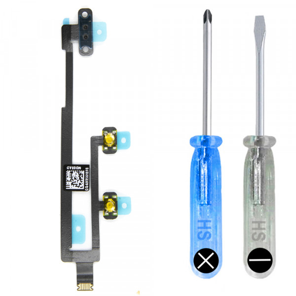 Power Button Volume Flex Cable for iPad 7 / iPad 8 - Power On / Off Button
