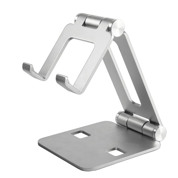 Cell Phone Holder for Desk – Phone and Tablet Stand Adjustable – Aluminum