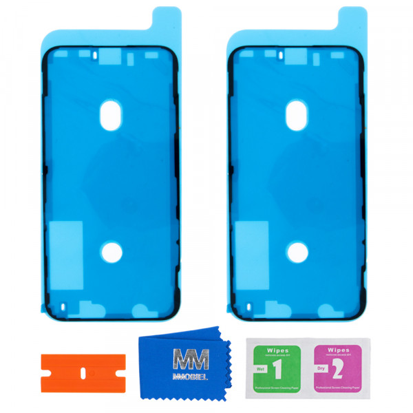 2x Wasserdichte Folie Klebefolie LCD Display Sticker für iPhone X 5.8inch