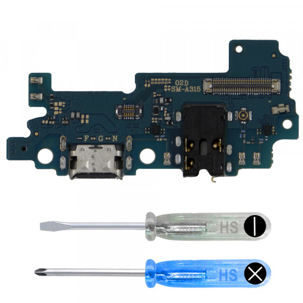 Dock Connector Power Socket Flex Cable USB Type C 2.0 for Samsung Galaxy A31