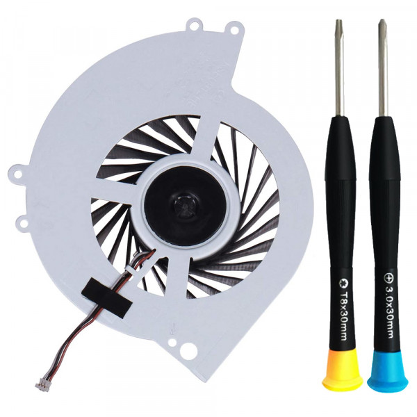 Internal Cooling Fan for PlayStation PS4 - 3 pins Includes Torx T8H and (+) Screwdrivers