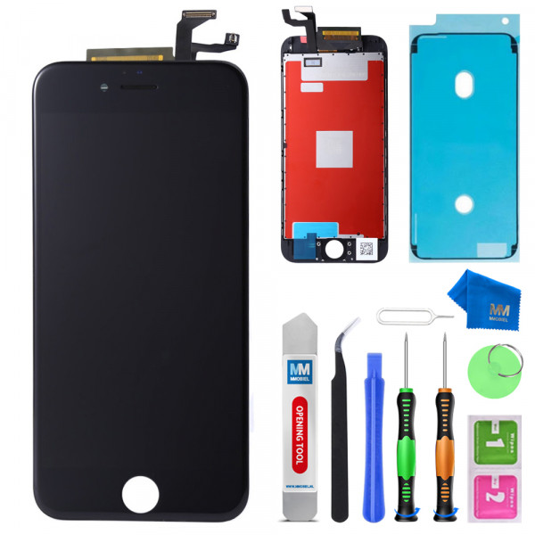 LCD Display Touch Screen Digitizer for iPhone 6S (Black) incl. Manual - Tools