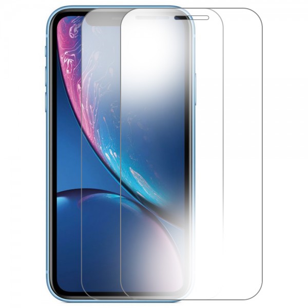 MMOBIEL 2 stuks Glazen Screenprotector geschikt voor iPhone XR / 11 - 6.1 inch - Tempered Gehard Glas - Inclusief Cleaning Set