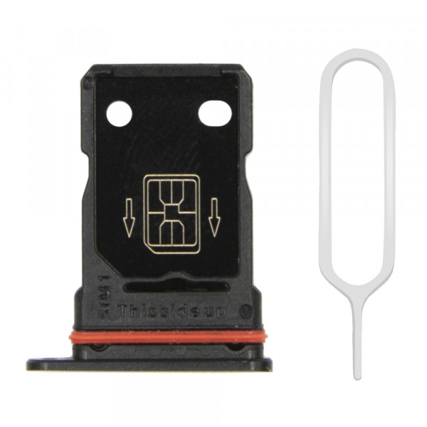 Dual SIM Kartenhalter für Oneplus 9R - 6.55inch - 2021 - SIM Card Tray - Schwarz
