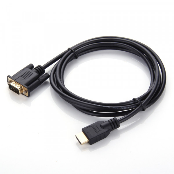 MMOBIEL HDMI naar VGA - Goud Vergulde Connectoren - Male naar Male (1.8 Meter)