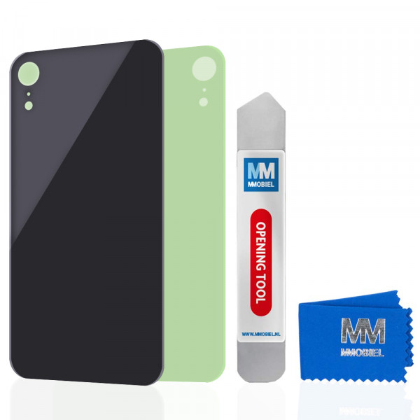 Rückklappe Back Cover Batterie Gehäuse Ersatz für iPhone XR 6.1 inch (Schwarz)