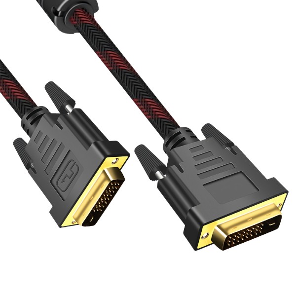 MMOBIEL DVI naar DVI Kabel - Mannelijk DVI-D Dual Link naar Mannelijk DVI-D Dual Link Adapterkabel – DVI Adapter Video Kabel voor Monitor, PC etc. - 1080p Full HD 60Hz - Vergulde Connectoren - 5m