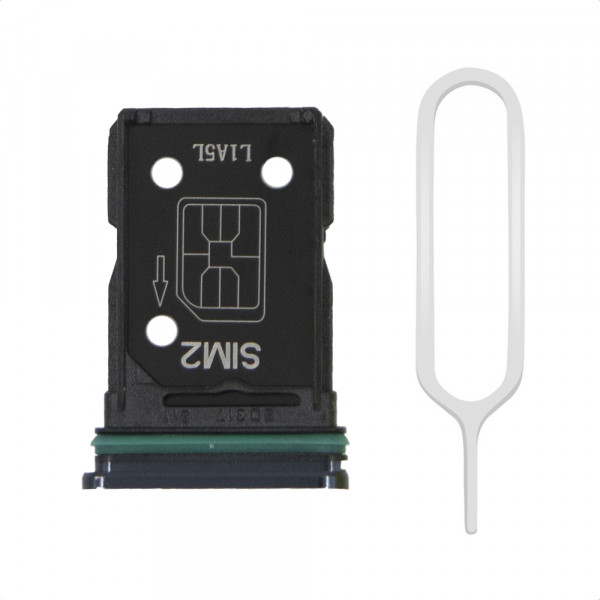Dual SIM Karte Tray für Oppo Reno4 (5G) 2020 6.43 inch Schwarz