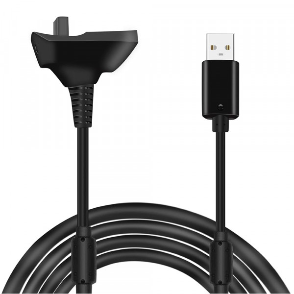 USB Charger Cable for XBOX 360/360 Slim Wireless Controller - 1.5m 4800mAh