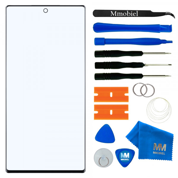 MMOBIEL Front Glas Display Scherm voor Samsung Galaxy Note 10 Plus (ZWART) - inclusief Tools