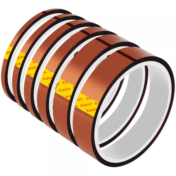 MMOBIEL 3mm tot 25mm ESD Hittebestendige Polyimide Tape Set 30m Hittebestendig tot 280°C.