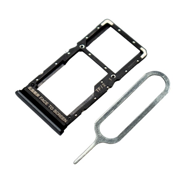 SIM Card Slot Tray Holder Replacement For Xiaomi Redmi 10 2022 edition - Black