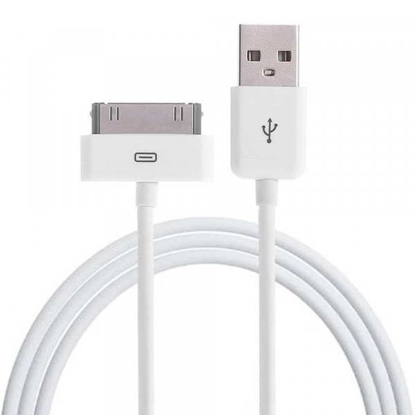 NEW 3X 6FT USB TO 30PIN WHITE CABLE CORD DATA CHARGER FOR GALAXY TAB TABLET 