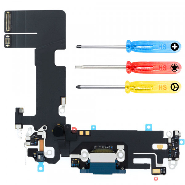 MMOBIEL Dock Connector voor iPhone 13 - 6.1 inch - 2021 - Incl. Schroevendraaiers - Blauw