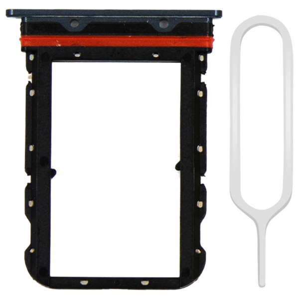 Dual SIM Karte Tray Schlitten für Xiaomi Mi Note 10 Lite 6.47 inch Schwarz