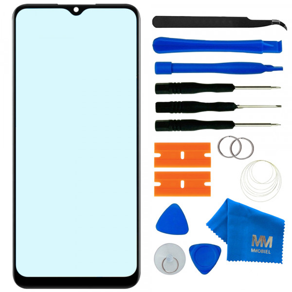 Front Glass Repair kit for Oppo A15 2020 / A15s - 6.52 inch Incl Tool Kit