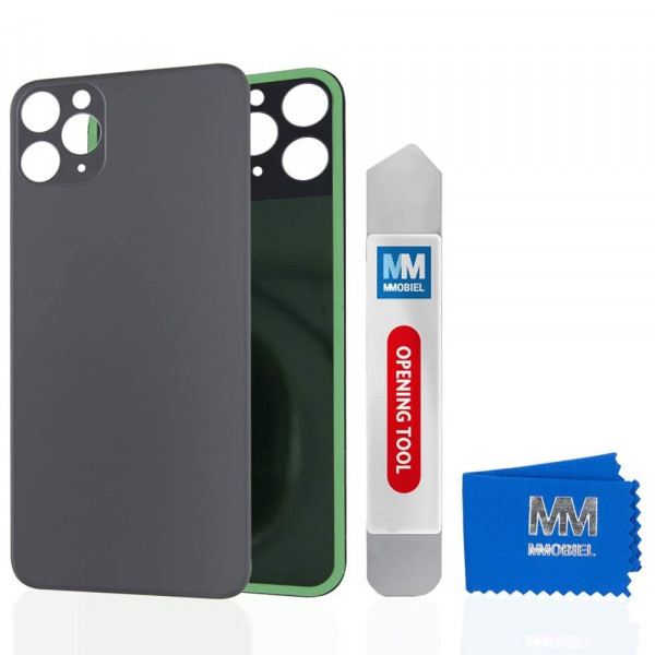 MMOBIEL Back Cover incl. Tape voor iPhone 11 Pro Max - 6.5 inch Zwart
