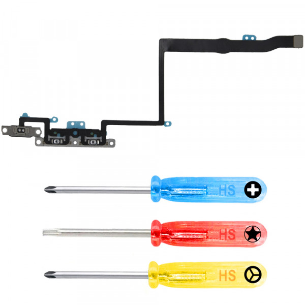 Volume Flex Cable for iPhone 11 Pro 5.8 inch Incl 3x Screwdrivers