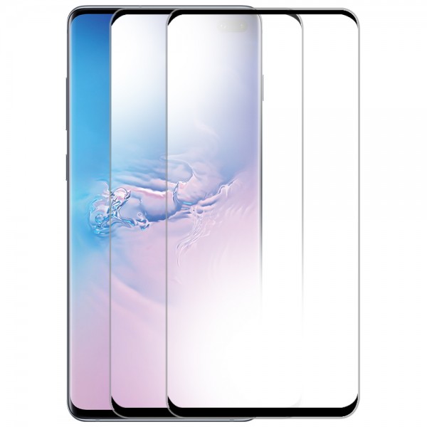 MMOBIEL 2 stuks Glazen Screenprotector geschikt voor Samsung Galaxy S10 Plus - 6.4 inch 2019 - Tempered Gehard Glas - Inclusief Cleaning Set