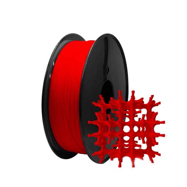 PLA Filament für 3D Drucker 1kg Rolle 1,75mm Printer Spule - Rot