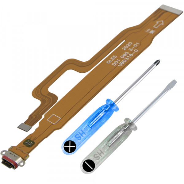 MMOBIEL Dock Connector voor Oppo Reno4 5G 6.4 inch USB Type C Incl. 2x Schroevendraaiers