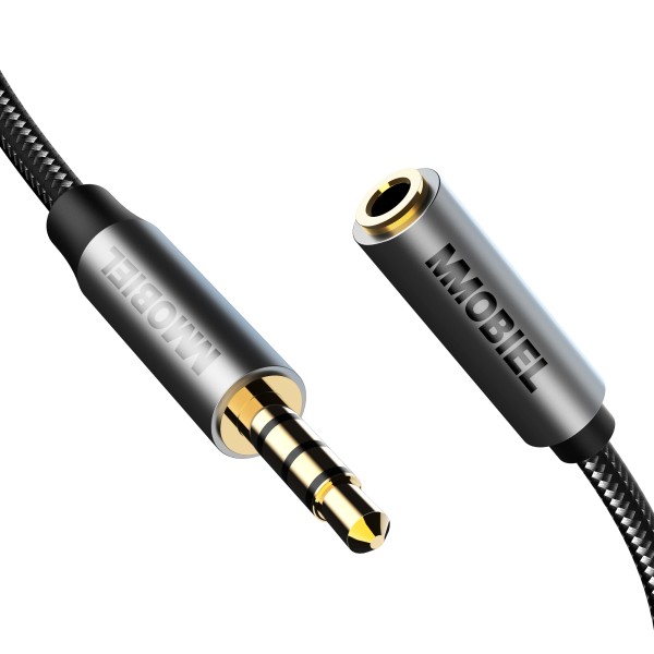 3.5mm Audio-Stecker auf Buchse Aux-Verlängerungskabel - Audio und Mikrofon – 1M
