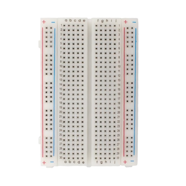 MMOBIEL 1st PCB Breadboard Prototype Circuit Bord Soldeervrij – 1x400 Punten - Geschikt met DIY Arduino, Raspberry Pi 2 / 3 / 4 / 5 Projecten Proto Shield Distribution - Verbindingsblokken