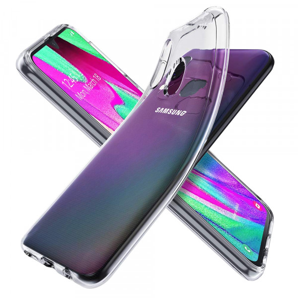 MMOBIEL Siliconen TPU Beschermhoes geschikt voor Samsung Galaxy A40 A405 2019 - 5.9 inch Transparant - Ultradun Back Cover Case