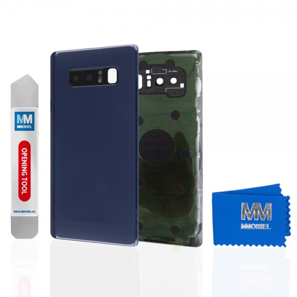 Akkudeckel mit Linse für Samsung Galaxy Note 8 N950 (BLAU) Backcover