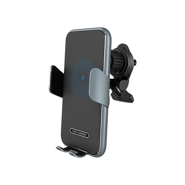 Wireless Car Charger Automatic Phone Clamp – 15W Car Vent Phone Holder Charger