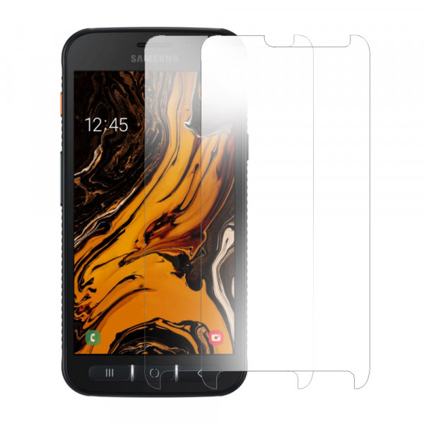 MMOBIEL 2 stuks Glazen Screenprotector geschikt voor Samsung Galaxy X Cover 4S - 5.0 inch 2019 - Tempered Gehard Glas - Inclusief Cleaning Set