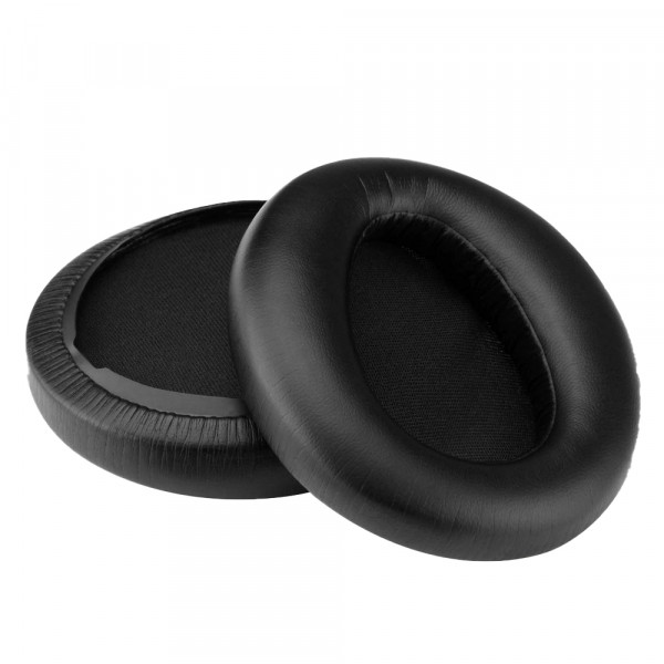 Ear Pads Cushions for Sony MDR-10RBT - 10RNC - 10R Protein Leather (Black)