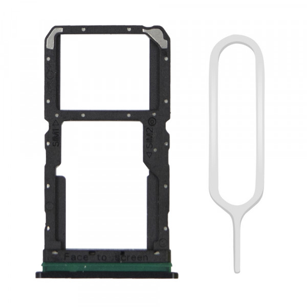 Dual SIM Karte Tray für Oppo Reno2 2019 6.5 inch Schwarz