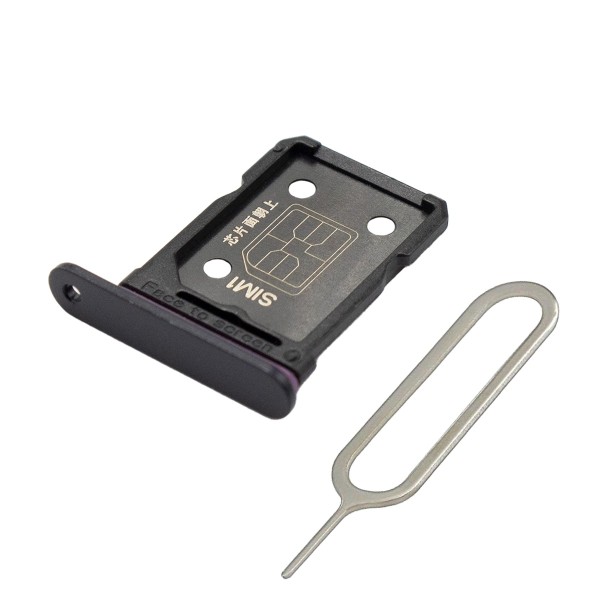 MMOBIEL Dual SIM Kaart Houder voor Oppo Reno6 5G - Incl. Rubber Ring en SIM Pin - Zwart