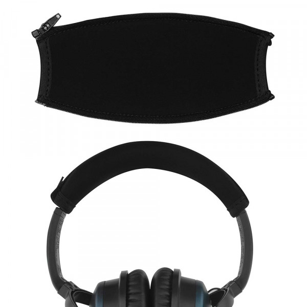Bügelpolster Kopfbügel Cover Schutz für Bose QuietComfort QC15 QC2 (SCHWARZ)